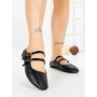 Papuci Dama cu Talpa Joasa PS888-33 BLACK | CINK ME