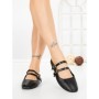 Papuci Dama cu Talpa Joasa PS888-33 BLACK | CINK ME
