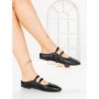 Papuci Dama cu Talpa Joasa PS888-33 BLACK | CINK ME