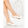 Papuci Dama cu Talpa Joasa PS888-33 WHITE | CINK ME