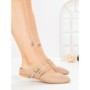 Papuci Dama cu Talpa Joasa PS888-33 KHAKI | CINK ME