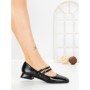 Pantofi cu Toc Gros 8N37-32 BLACK | CINK ME