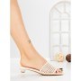 Papuci Dama cu Talpa Joasa Y05P-16 BEIGE | CINK ME