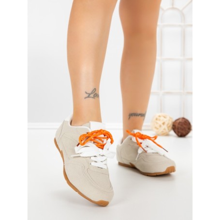 Pantofi Sport Dama L-523 BEIGE | CINK ME