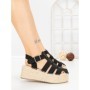 Sandale Dama cu Platforma MT21-7 BLACK | CINK ME