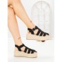 Sandale Dama cu Platforma MT21-7 BLACK | CINK ME