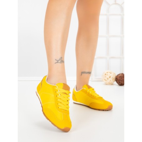 Pantofi Sport Dama L-557 YELLOW | CINK ME