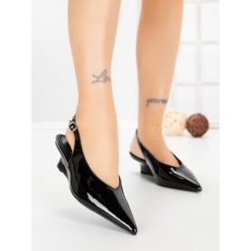 Pantofi cu Toc mic L09-2 BLACK | CINK ME