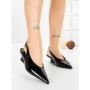 Pantofi cu Toc mic L09-2 BLACK | CINK ME