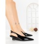 Pantofi cu Toc mic L09-2 BLACK | CINK ME