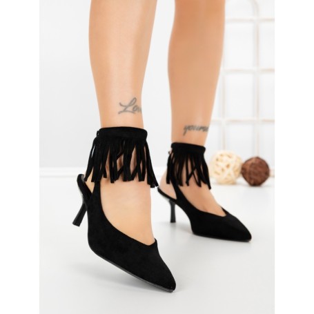 Pantofi Stiletto GH5-20 BLACK | CINK ME