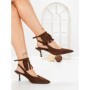 Pantofi Stiletto GH5-20 BROWN | CINK ME
