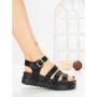 Sandale Dama cu Platforma 98-142 BLACK | VIVIRICH