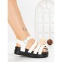 Sandale Dama cu Platforma 98-142 WHITE | VIVIRICH