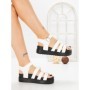 Sandale Dama cu Platforma 98-142 WHITE | VIVIRICH