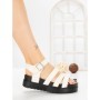 Sandale Dama cu Platforma 98-142 BEIGE | VIVIRICH