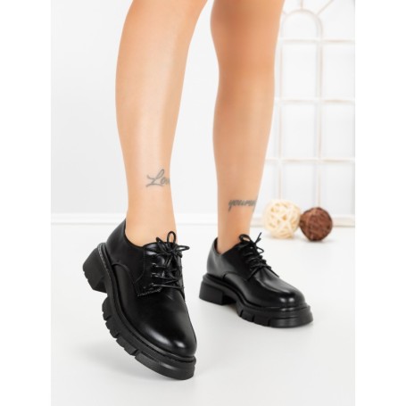 Pantofi Casual Dama 1-709 BLACK | VIVIRICH