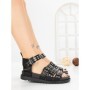 Sandale Dama cu Platforma SX-18 BLACK | VIVIRICH