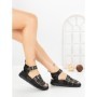 Sandale Dama cu Platforma SX-18 BLACK | VIVIRICH