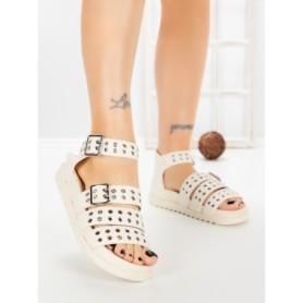 Sandale Dama cu Platforma SX-18 BEIGE | VIVIRICH