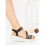 Sandale Dama cu Platforma 98-252 BLACK | VIVIRICH