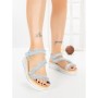 Sandale Dama cu Platforma 98-252 BLUE | VIVIRICH