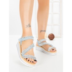 Sandale Dama cu Platforma 98-252 BLUE | VIVIRICH