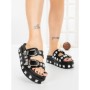 Papuci Dama cu Platforma 218-620 BLACK | VIVIRICH