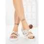 Papuci Dama cu Talpa Joasa 98-20 WHITE | VIVIRICH