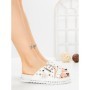 Papuci Dama cu Talpa Joasa 98-20 WHITE | VIVIRICH