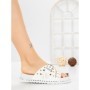 Papuci Dama cu Talpa Joasa 98-20 WHITE | VIVIRICH