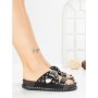 Papuci Dama cu Talpa Joasa 98-20 BLACK | VIVIRICH