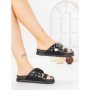 Papuci Dama cu Talpa Joasa 98-20 BLACK | VIVIRICH