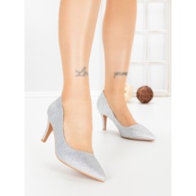 Pantofi Stiletto 698 SILVER | VIVIRICH