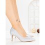 Pantofi Stiletto 698 SILVER | VIVIRICH