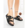 Papuci Dama cu Talpa Joasa 98-19 BLACK | VIVIRICH