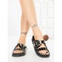 Papuci Dama cu Talpa Joasa 98-19 BLACK | VIVIRICH