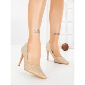 Pantofi Stiletto 66-1 GOLD | VIVIRICH