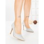 Pantofi Stiletto 66-1 SILVER | VIVIRICH