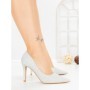 Pantofi Stiletto 66-1 SILVER | VIVIRICH