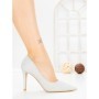 Pantofi Stiletto 66-1 SILVER | VIVIRICH