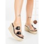 Papuci Dama cu Platforma 1-818 BLACK | VIVIRICH