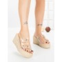 Papuci Dama cu Platforma 1-818 NUDE | VIVIRICH