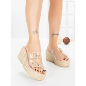 Papuci Dama cu Platforma 1-818 NUDE | VIVIRICH