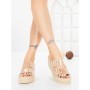 Papuci Dama cu Platforma 1-818 NUDE | VIVIRICH