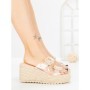 Papuci Dama cu Platforma 1-818 NUDE | VIVIRICH