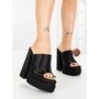 Papuci Dama cu Toc TOT-137 BLACK | L.DAY
