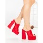 Papuci Dama cu Toc TOT-137 RED | L.DAY