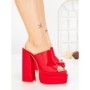 Papuci Dama cu Toc TOT-137 RED | L.DAY
