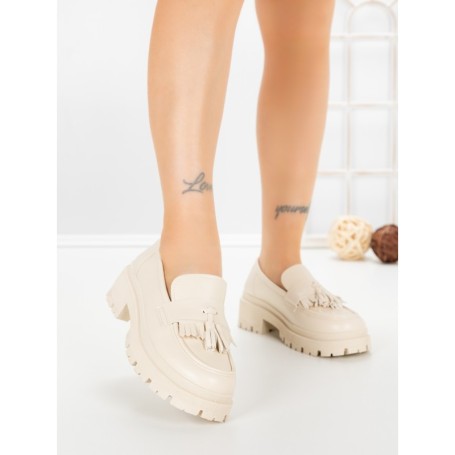 Pantofi Casual Dama 8809 BEIGE | L.DAY